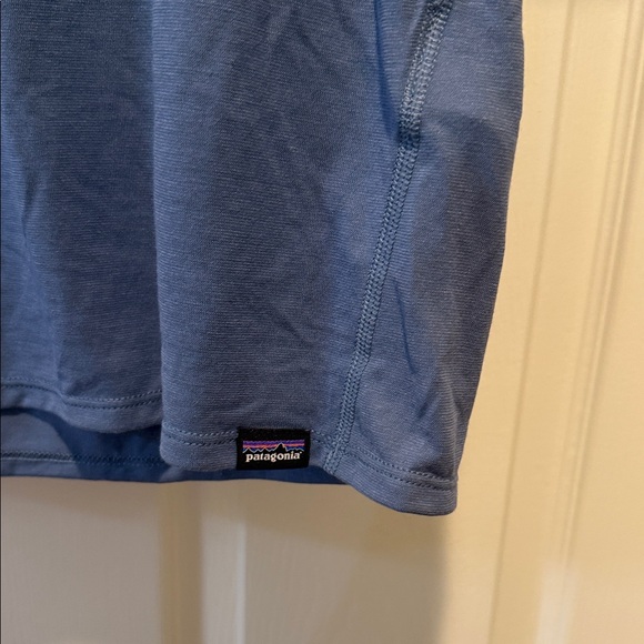 Patagonia NWT Men Capilene Cool Trail Crew Neck Tee Utility Blue Durable Medium - Picture 4 of 9